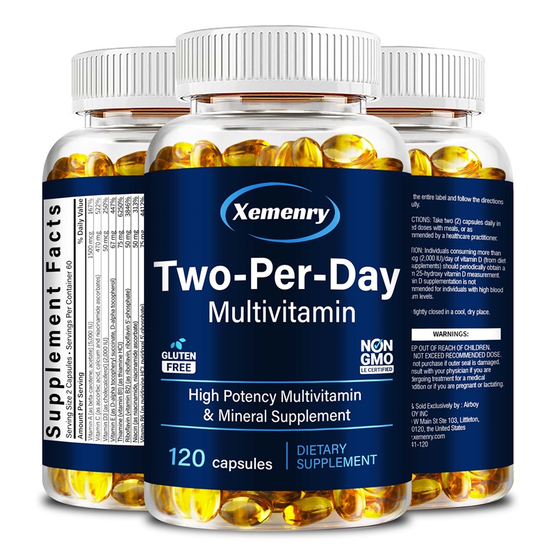 Biotin Hair Growth - Two-Per-Day Multivitamin Supplements - Heart Health