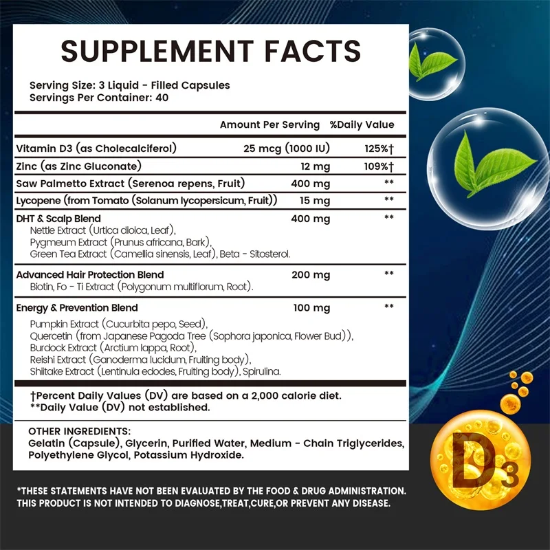 DHT Blockers for Men - Contain - Biotin Hair Growth avis et prix