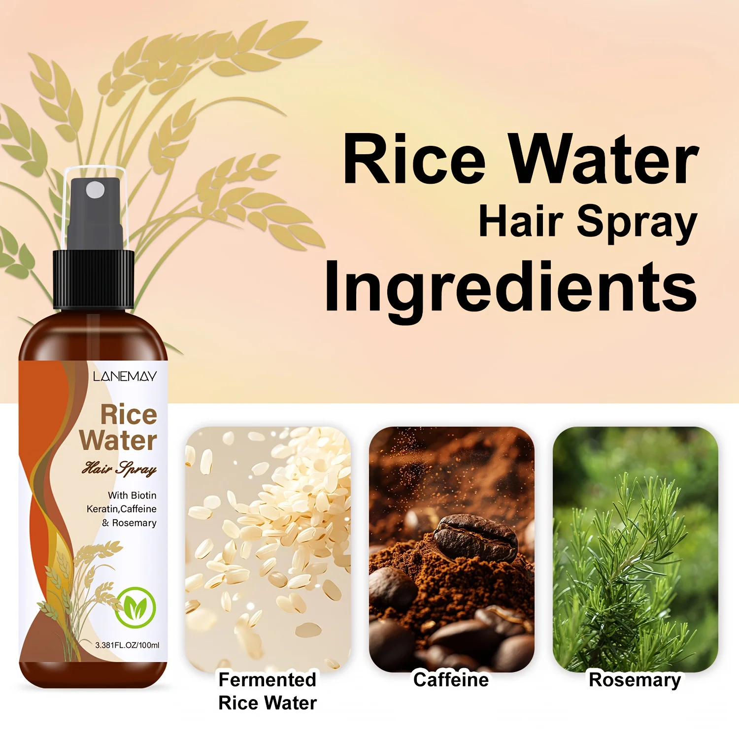 Rice Water Hair Spray - with B - Biotin Hair Growth avis et prix