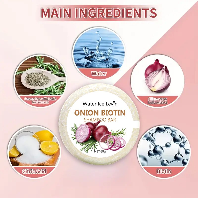 Onion & Biotin Shampoo Bar - 6 - Biotin Hair Growth avis et prix
