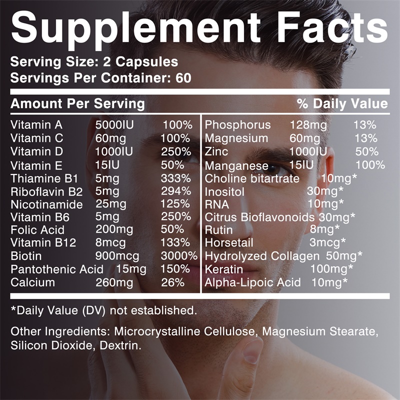 Hair Growth Men Supplement - B - Biotin Hair Growth avis et prix